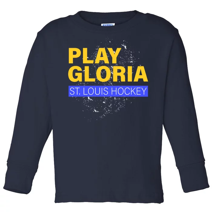 Play Gloria St. Louis Hockey Toddler Long Sleeve Shirt