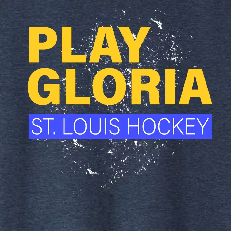 Play Gloria St. Louis Hockey Women's Crop Top Tee