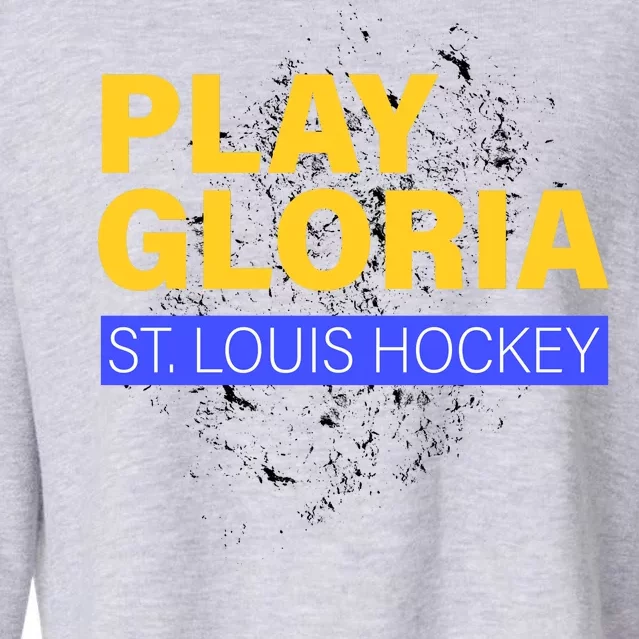 Play Gloria St. Louis Hockey Cropped Pullover Crew