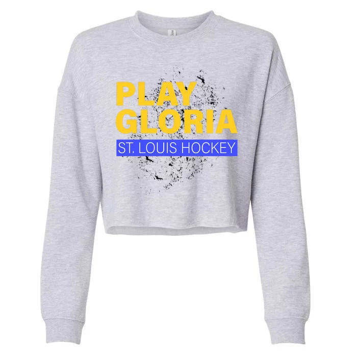 Play Gloria St. Louis Hockey Cropped Pullover Crew