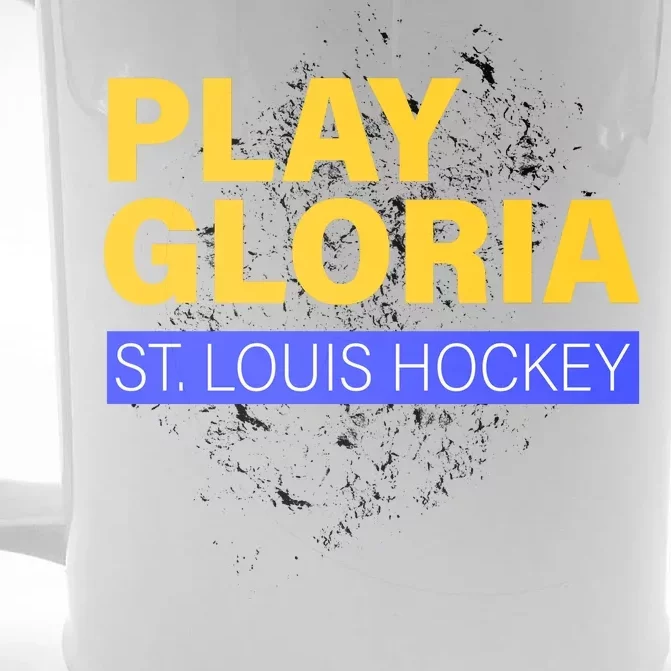 Play Gloria St. Louis Hockey Front & Back Beer Stein