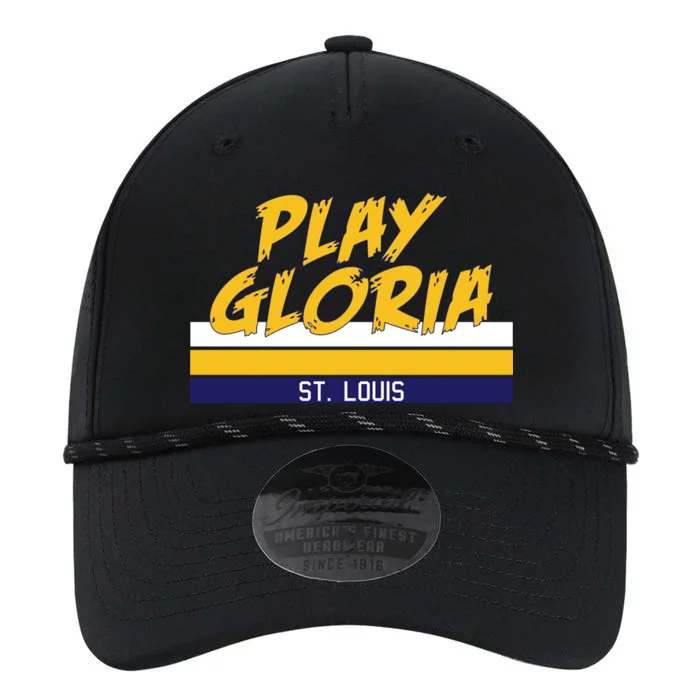 Play Gloria St. Louis Hockey Stripes Performance The Dyno Cap