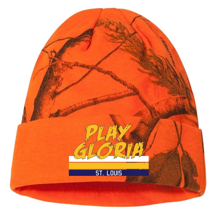 Play Gloria St. Louis Hockey Stripes Kati - 12in Camo Beanie