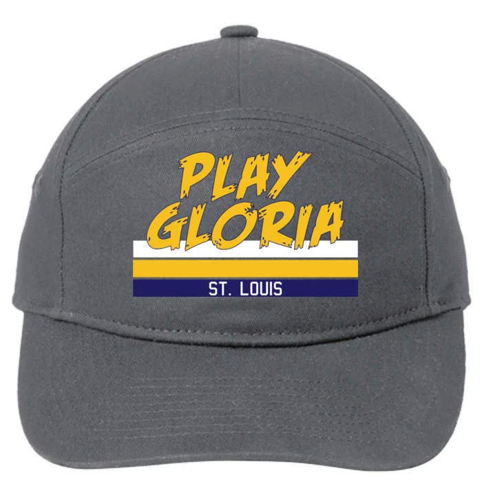 Play Gloria St. Louis Hockey Stripes 7-Panel Snapback Hat