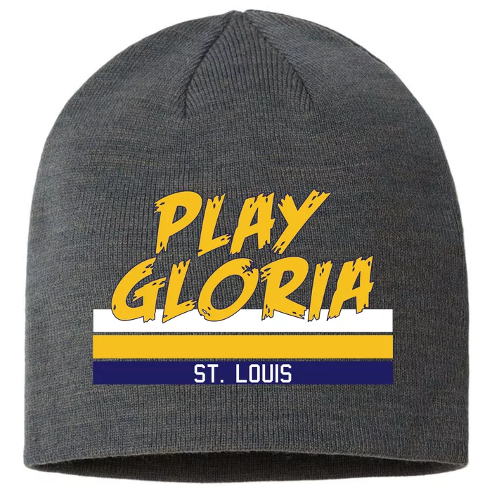 Play Gloria St. Louis Hockey Stripes 8 1/2in Sustainable Knit Beanie