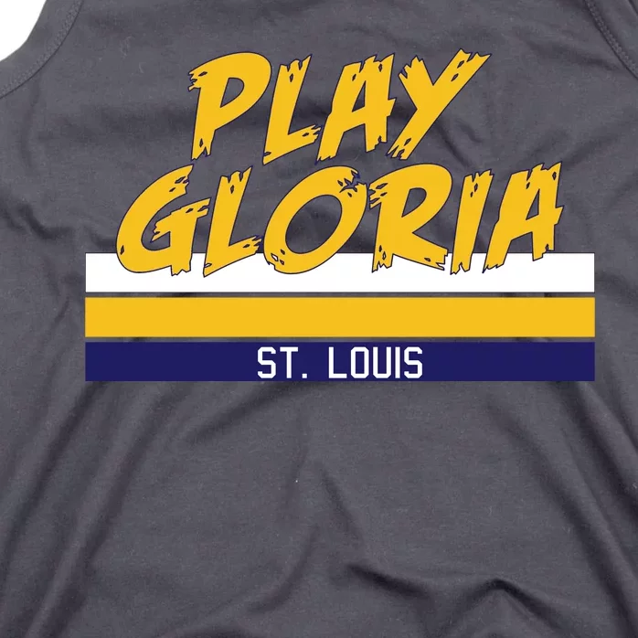 Play Gloria St. Louis Hockey Stripes Tank Top