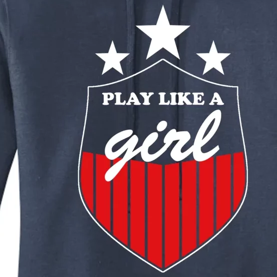 Play Like A Girl Women's Pullover Hoodie