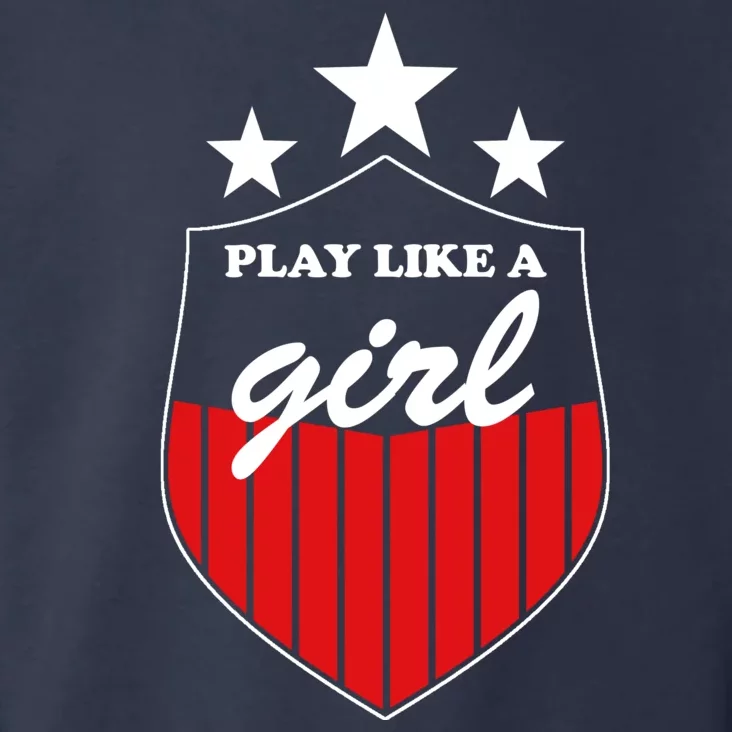 Play Like A Girl Toddler Hoodie