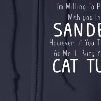 Play Nice Sandbox Cat Turd Full Zip Hoodie