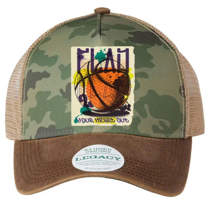 Play Your Heart Out Basketball Legacy Tie Dye Trucker Hat