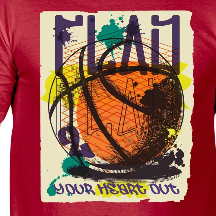 Play Your Heart Out Basketball Comfort Colors T-Shirt