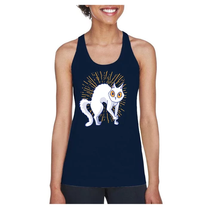 Playful Cat Women's Racerback Tank