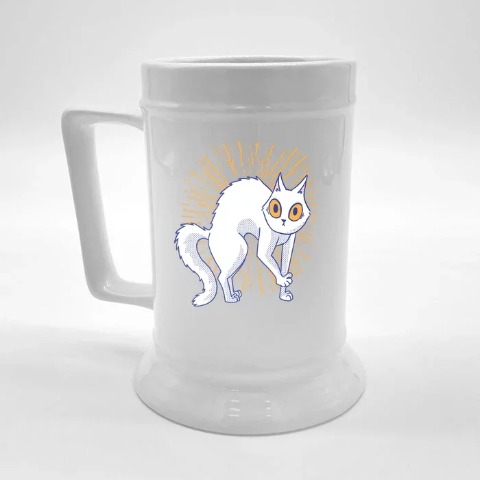 Playful Cat Front & Back Beer Stein