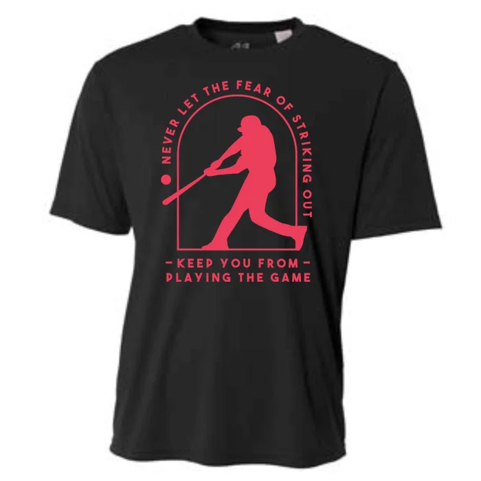 Playing The Game Baseball Cooling Performance Crew T-Shirt