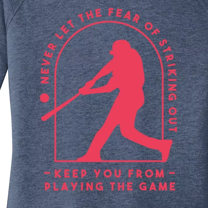 Playing The Game Baseball Women's Perfect Tri Tunic Long Sleeve Shirt