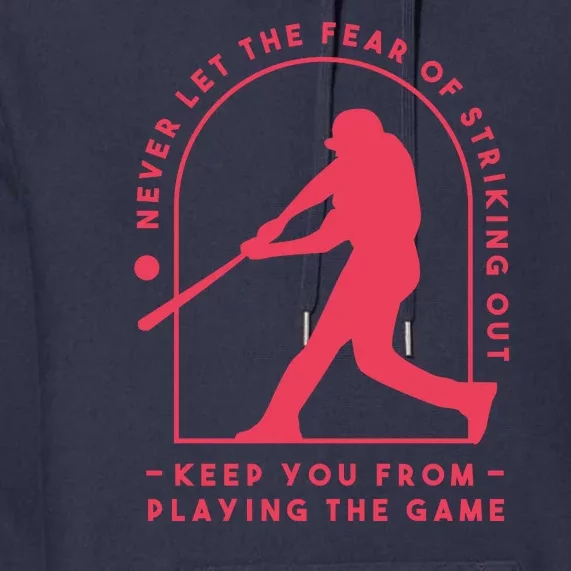 Playing The Game Baseball Premium Hoodie