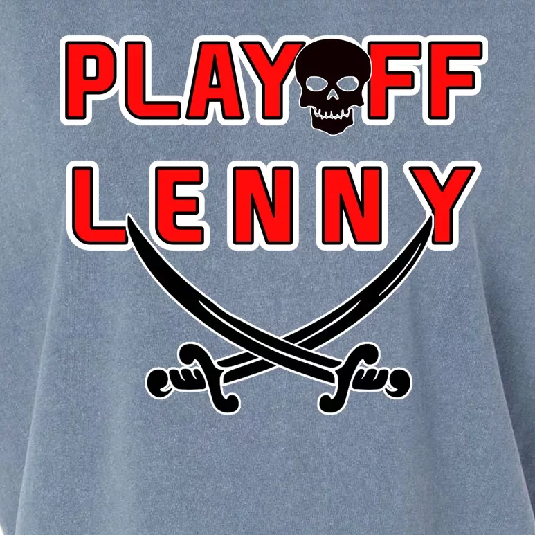 Playoff Lenny Tampa Bay Football Skull Garment-Dyed Women's Muscle Tee