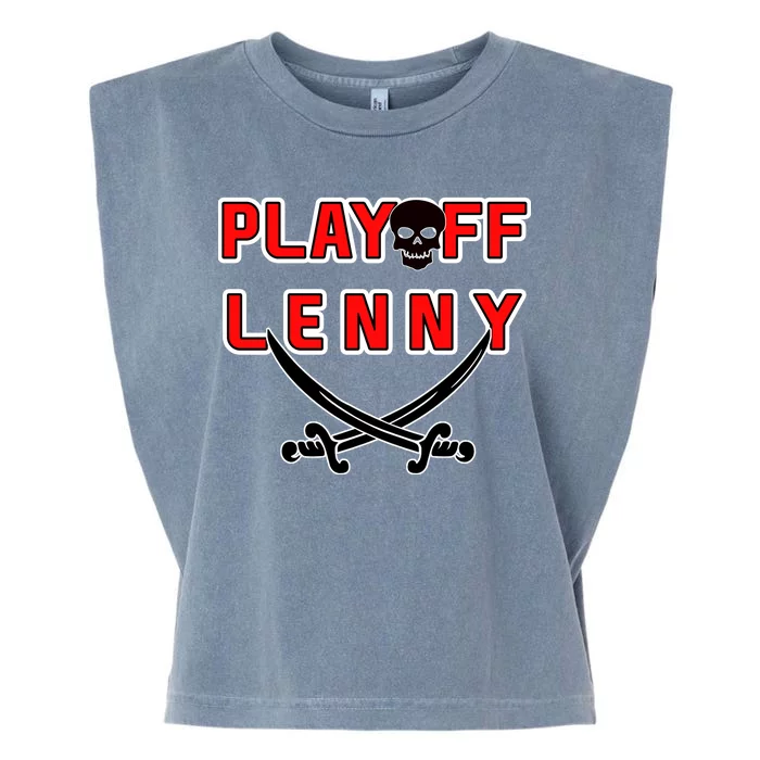 Playoff Lenny Tampa Bay Football Skull Garment-Dyed Women's Muscle Tee