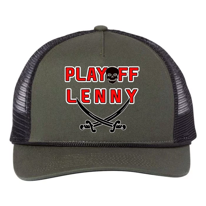 Playoff Lenny Tampa Bay Football Skull Retro Rope Trucker Hat Cap