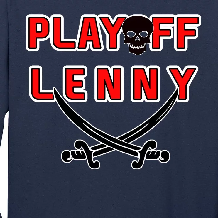 Playoff Lenny Tampa Bay Football Skull Tall Long Sleeve T-Shirt