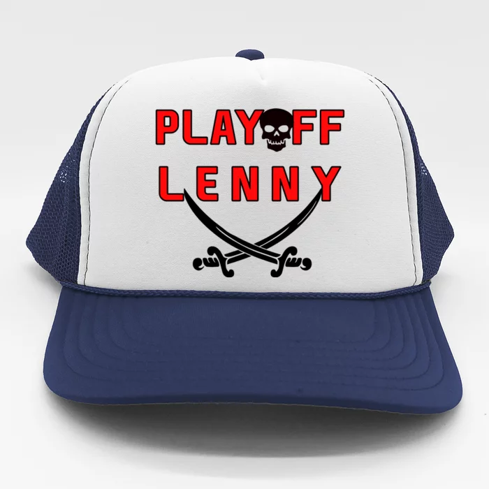 Playoff Lenny Tampa Bay Football Skull Trucker Hat