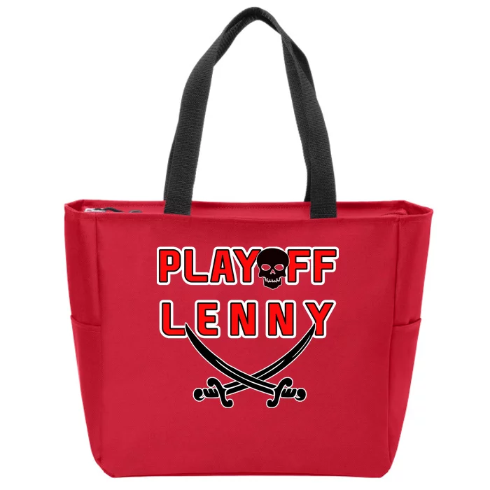 Playoff Lenny Tampa Bay Football Skull Zip Tote Bag