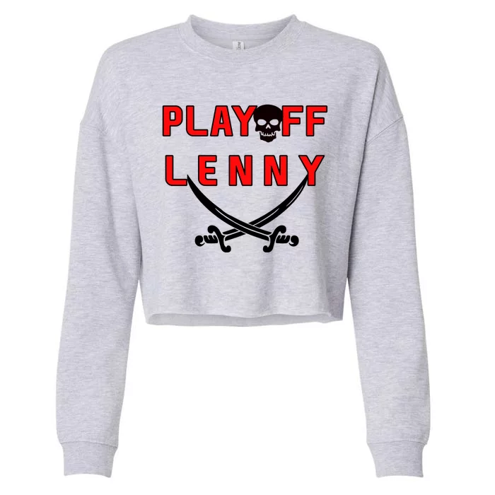 Playoff Lenny Tampa Bay Football Skull Cropped Pullover Crew