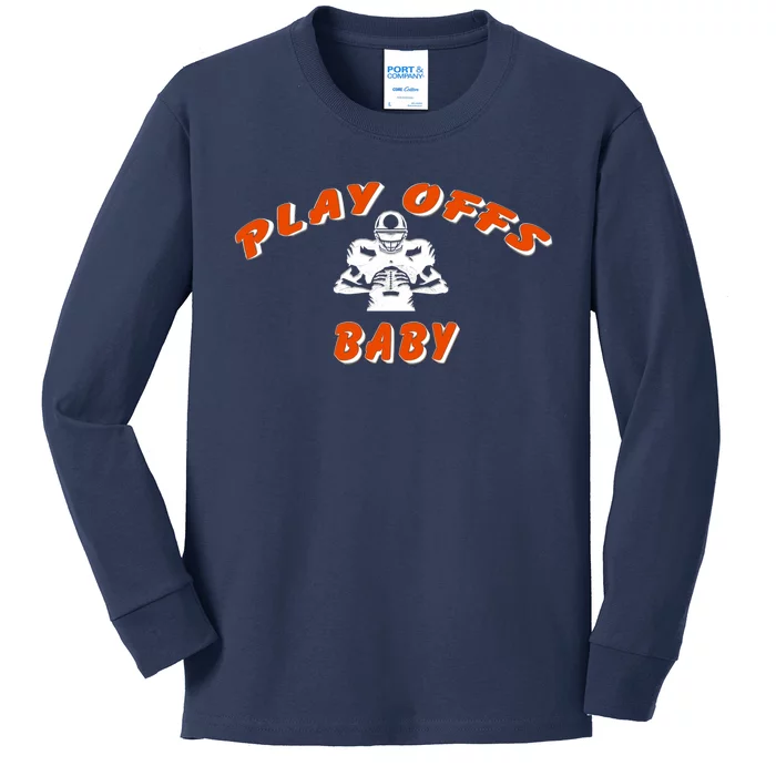 Playoffs Baby Football Kids Long Sleeve Shirt