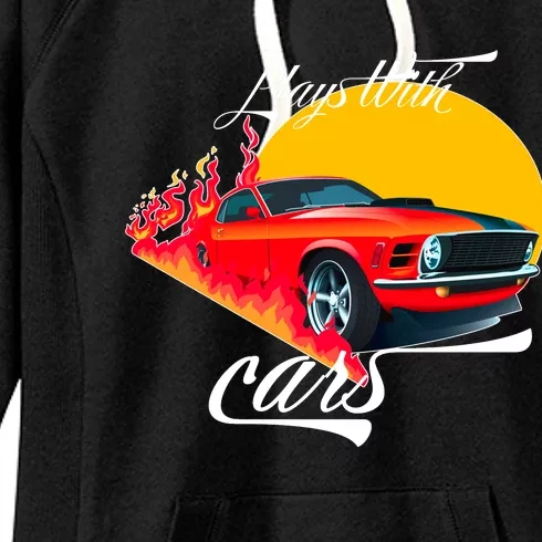 Plays With Cars Matching Family Women's Fleece Hoodie