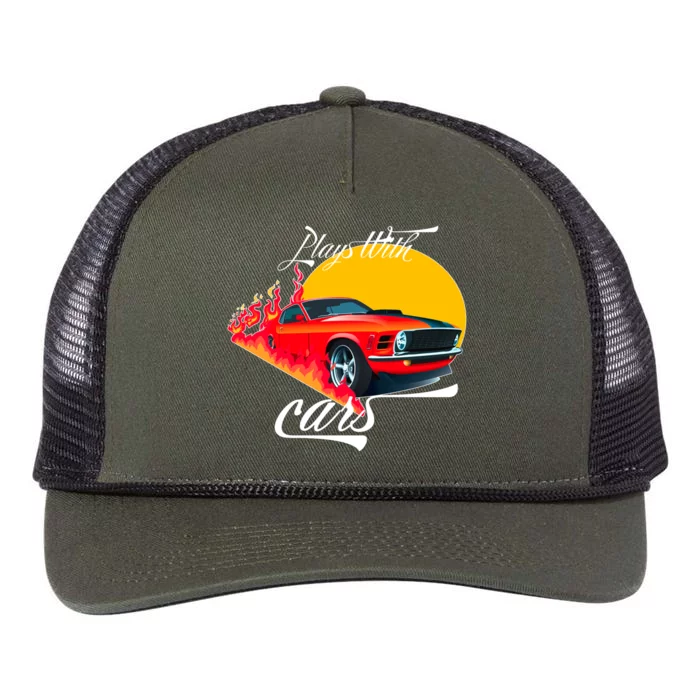 Plays With Cars Matching Family Retro Rope Trucker Hat Cap