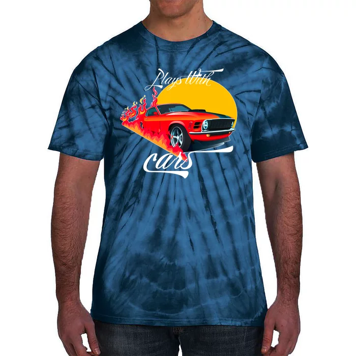 Plays With Cars Matching Family Tie-Dye T-Shirt