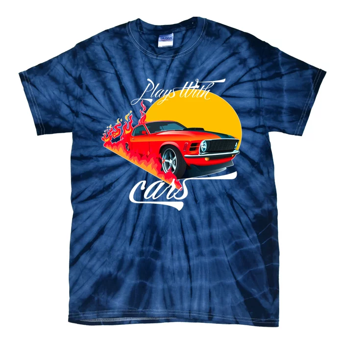 Plays With Cars Matching Family Tie-Dye T-Shirt