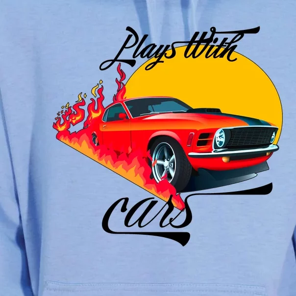 Plays With Cars Matching Family Unisex Surf Hoodie