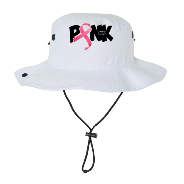 Pink Love Breast Cancer Ribbon Legacy Cool Fit Booney Bucket Hat