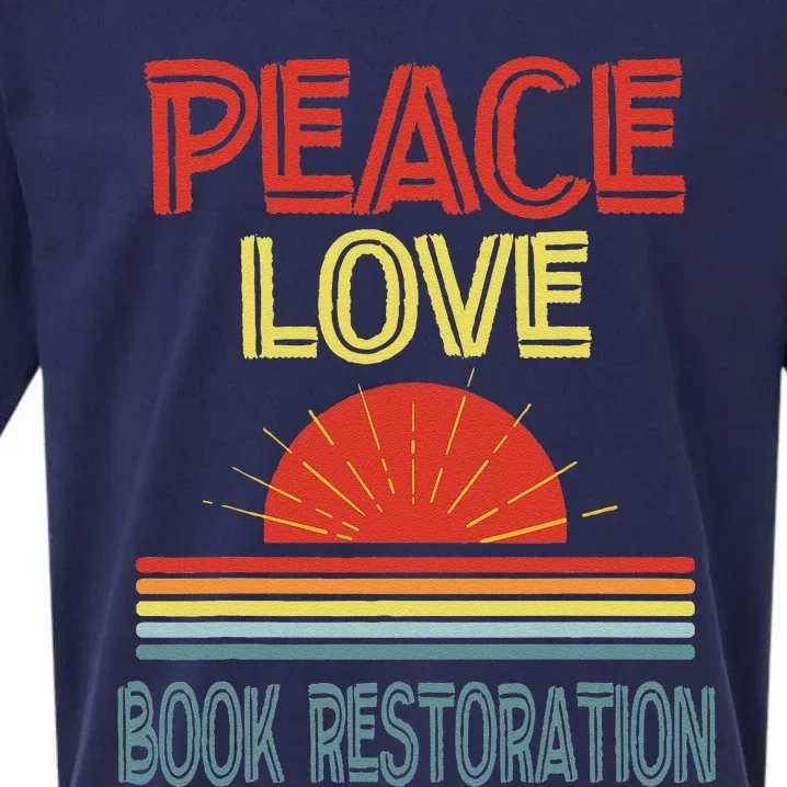 Piece Love Book Restoration Funny Sueded Cloud Jersey T-Shirt