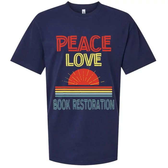 Piece Love Book Restoration Funny Sueded Cloud Jersey T-Shirt