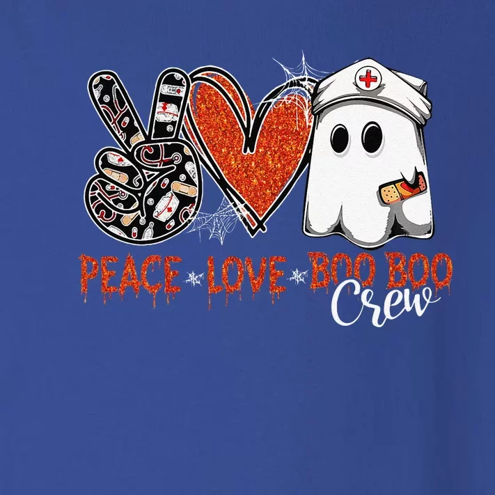 Peace Love Boo Boo Crew Cute Health Worker Pattern Costumes Toddler Long Sleeve Shirt