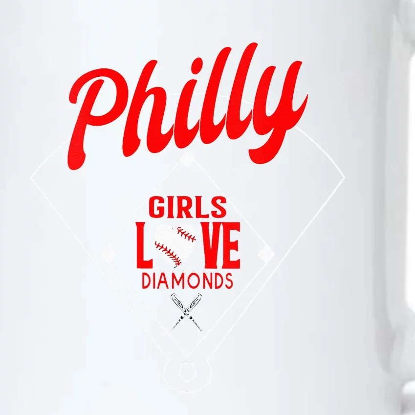 Philly Love Baseball Philadelphia Fan Funny Black Color Changing Mug