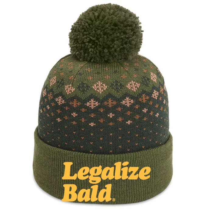 Pandershirts Legalize Bald The Baniff Cuffed Pom Beanie