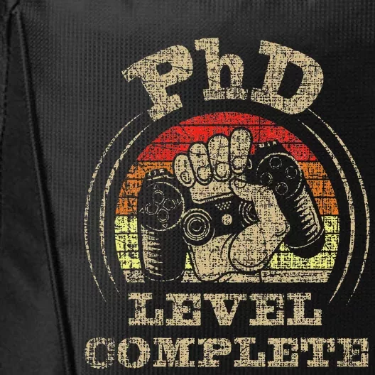 PhD Level Complete PhD Graduate Ph.D. Graduation Doctorate City Backpack