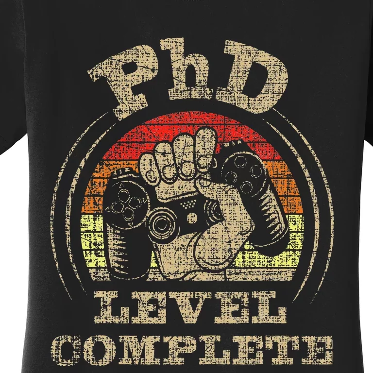 PhD Level Complete PhD Graduate Ph.D. Graduation Doctorate Women's T-Shirt