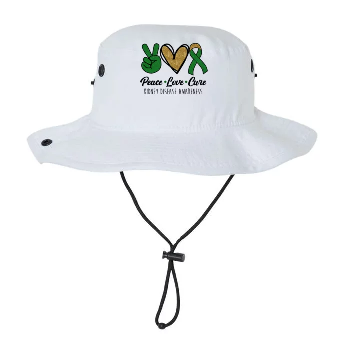 Peace Love Cure Kidney Disease Awareness Legacy Cool Fit Booney Bucket Hat