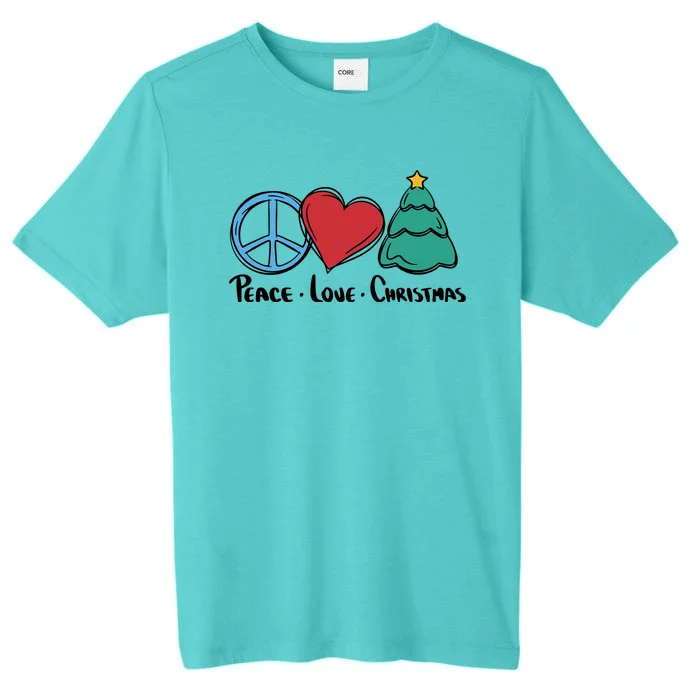 Peace Love Christmas ChromaSoft Performance T-Shirt