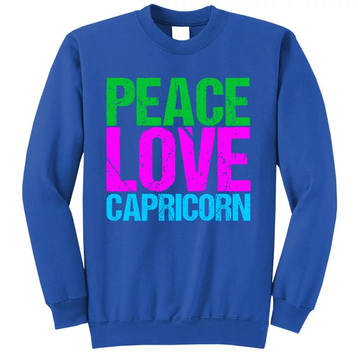 Peace Love Capricorn Gift Sweatshirt