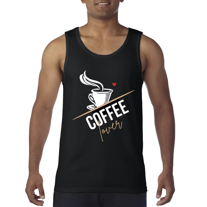 Peace Love Coffee Lovers Hippie Tank Top