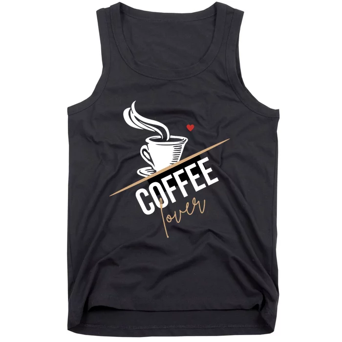 Peace Love Coffee Lovers Hippie Tank Top