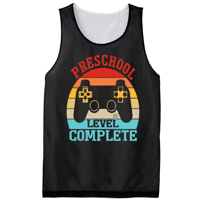 Preschool Level Complete Last Day Of School Graduation Mesh Reversible Basketball Jersey Tank