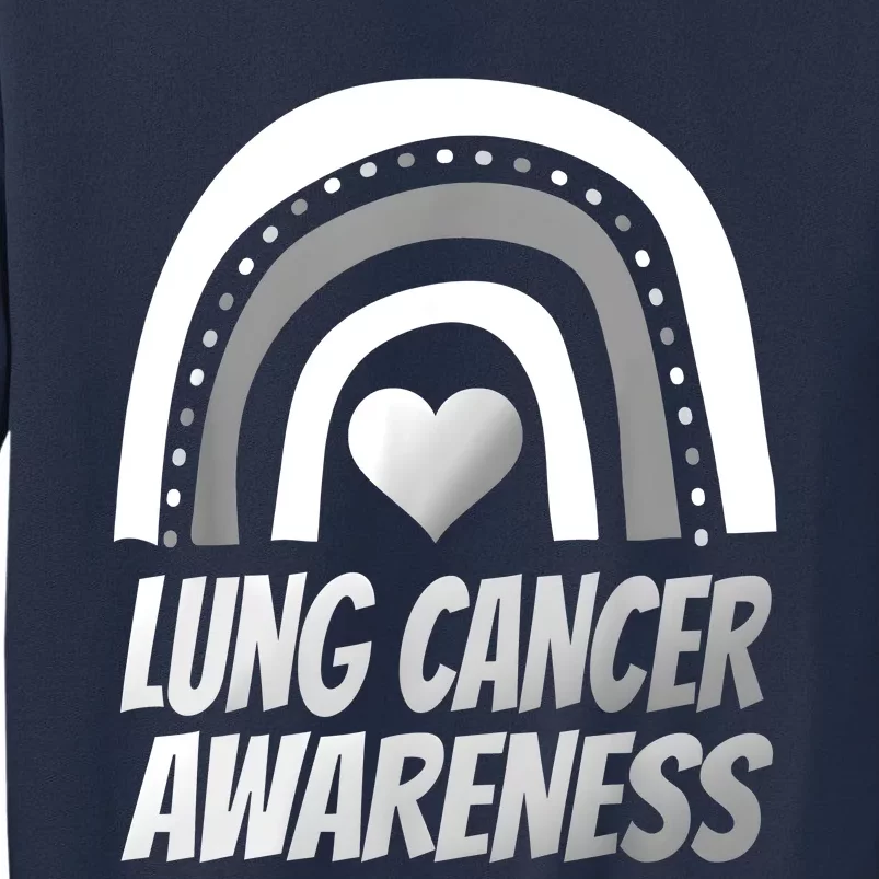 Proud Lung Cancer Rainbow Warrior Survivor Sweatshirt