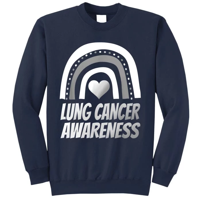 Proud Lung Cancer Rainbow Warrior Survivor Sweatshirt