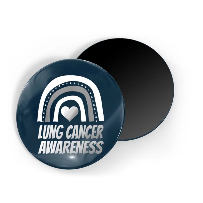 Proud Lung Cancer Rainbow Warrior Survivor Magnet